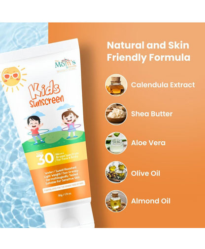 Kids Moisturising Ultra Light Sunscreen SPF 30+ PA+++ for Face & Body - 50 g