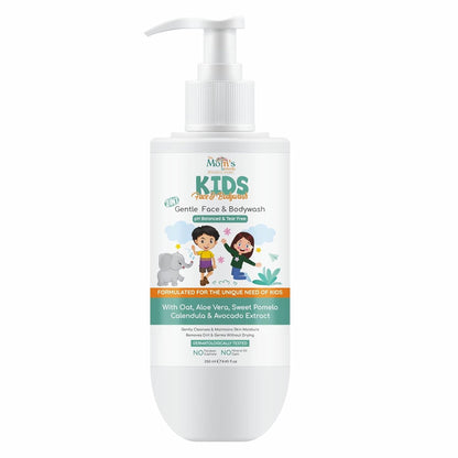 Gentle Face & Body Wash for Kids – 250 ml | Soft on Skin, Tear-Free