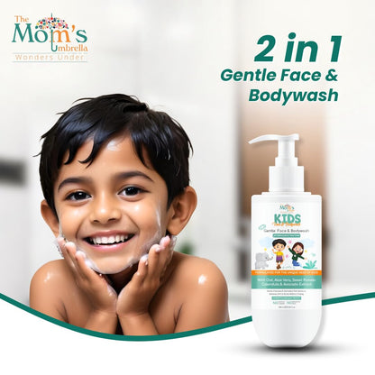 Gentle Face & Body Wash for Kids – 250 ml | Soft on Skin, Tear-Free