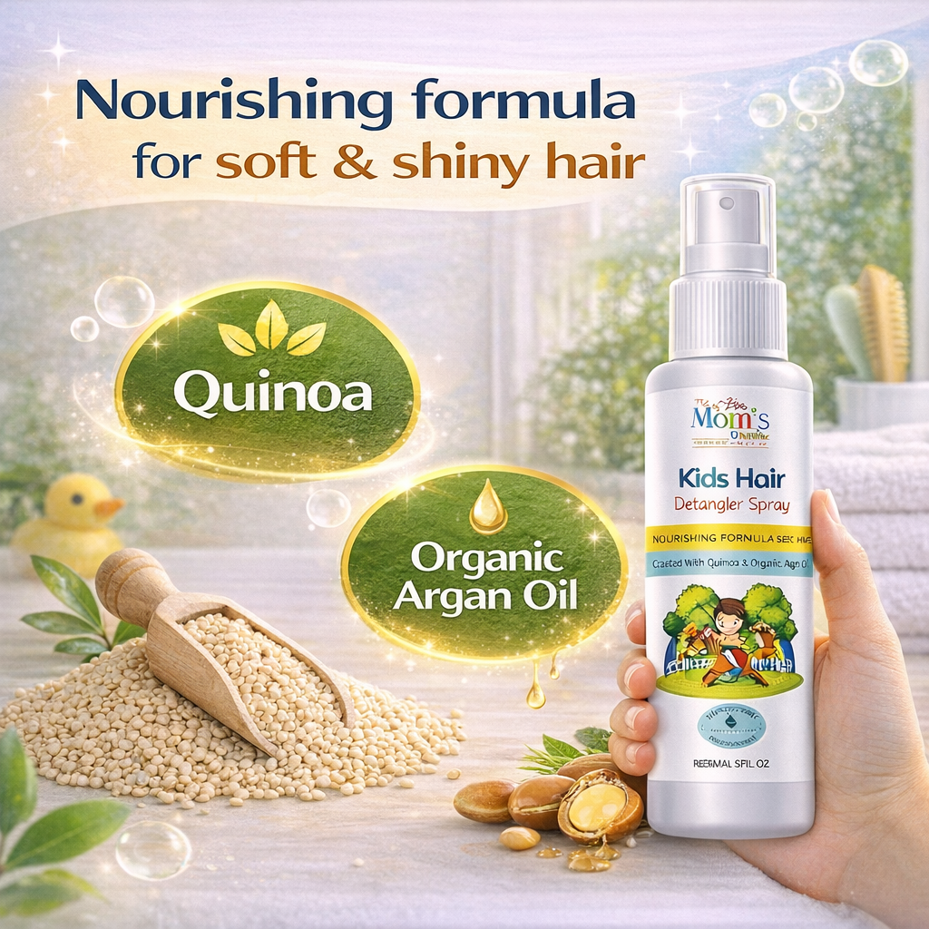 Kids Care Bundle Face Wash Sunscreen Shampoo and Detangler Complete Routine for Kids 4 Plus Gentle pH Balanced Dermatologically Tested